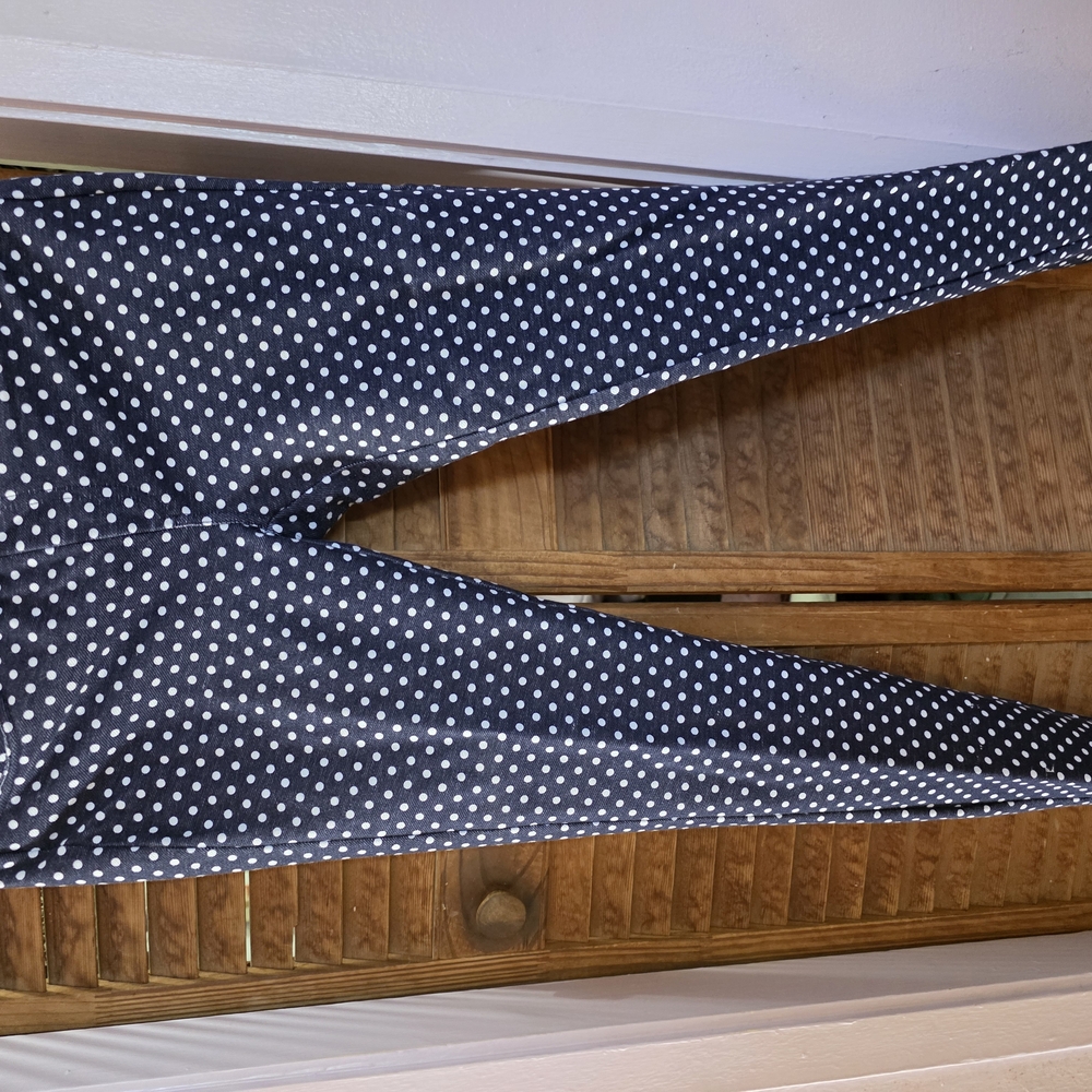Michael Kors Black and White Polka Dot Leggings